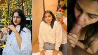 Horny Desi Girlfriend Riding On Boyfriend Dick And Giving Blowjob